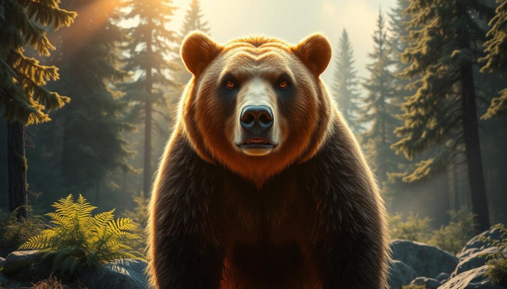 bear as protector and teacher bear as protector and teacher