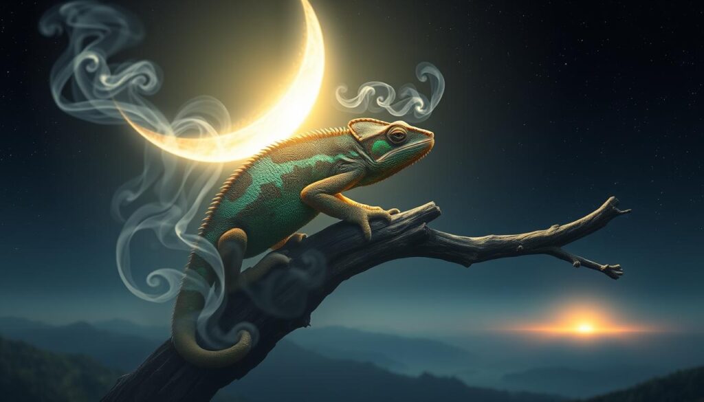 chameleon dream spiritual meaning
