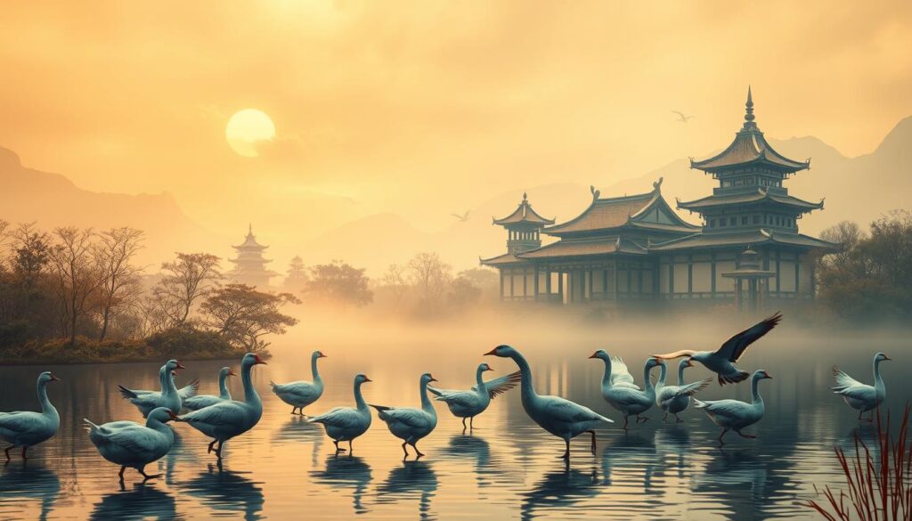 cultural symbolism of geese in dreams