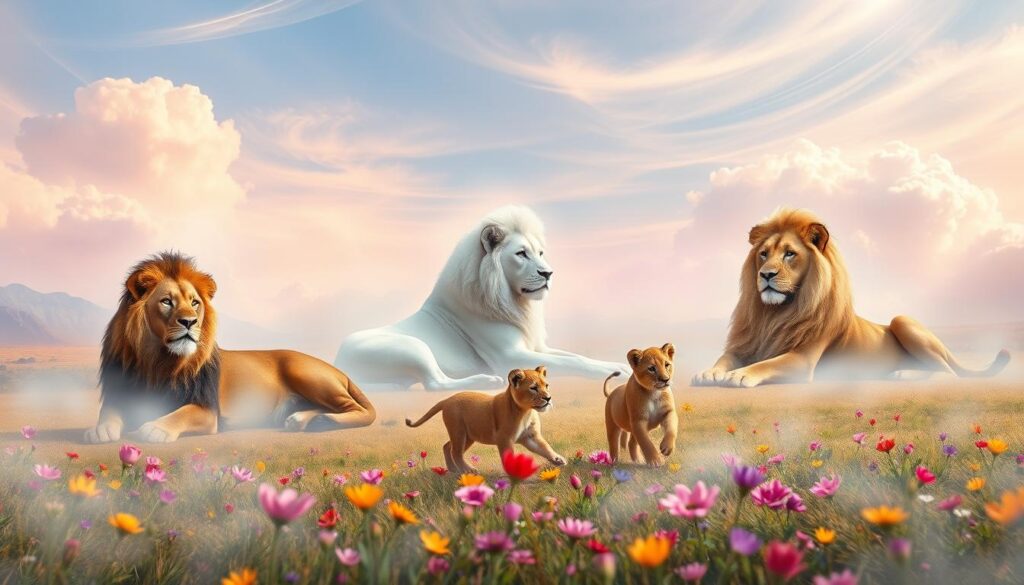 different lion types in dreams