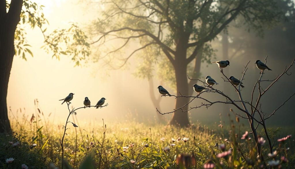 dreaming of singing chickadees
