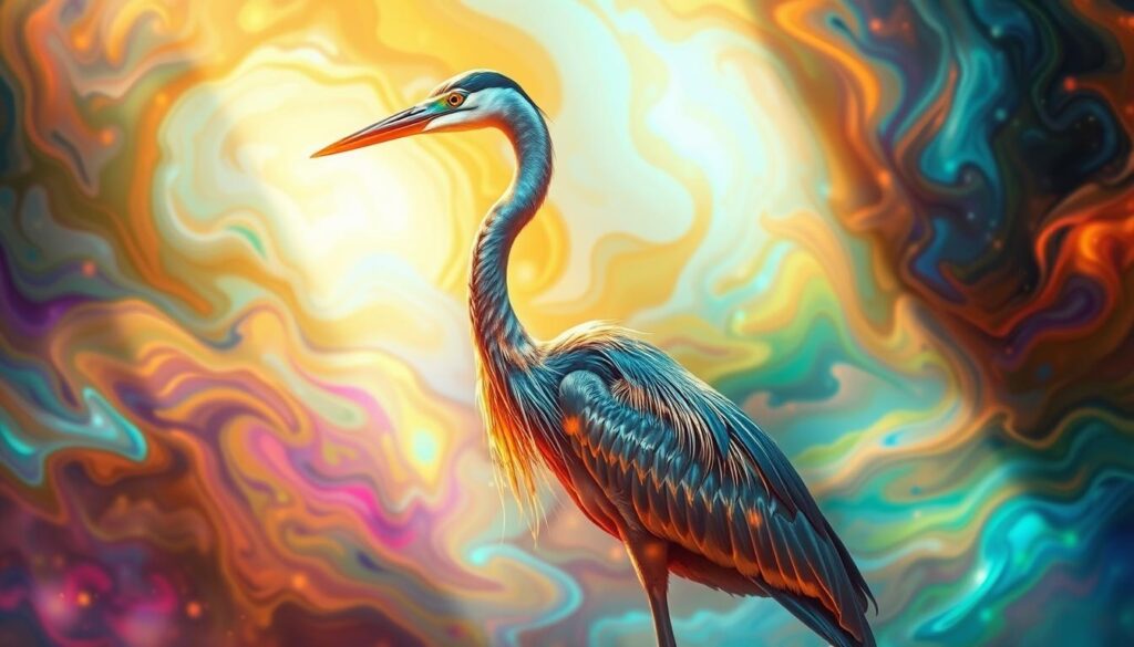 heron artistic expression