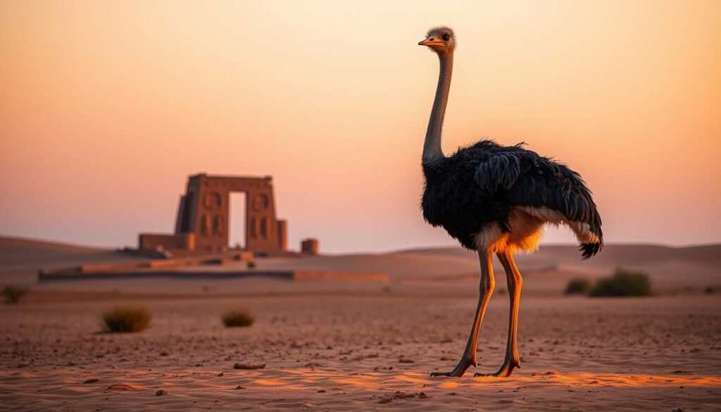 ostrich cultural symbolism