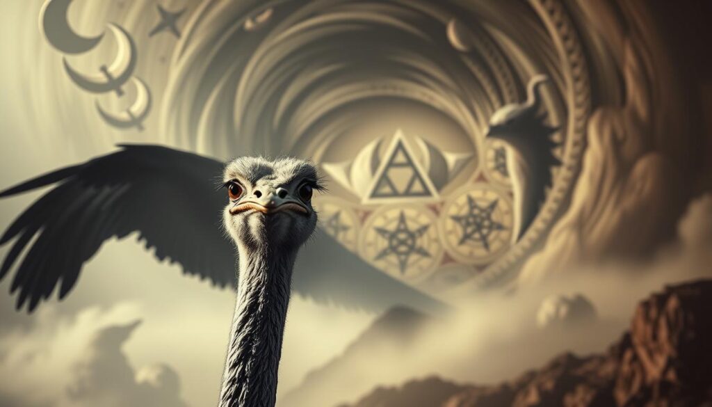 ostrich dream psychological symbolism