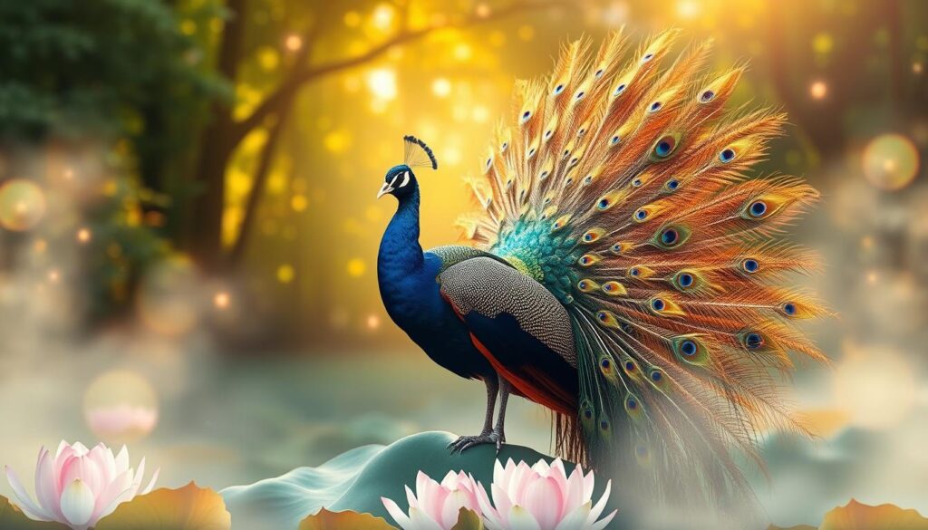 peacock dream transformation