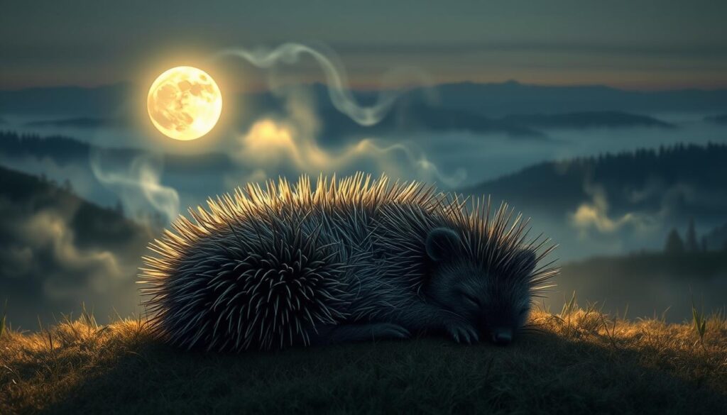 porcupine dream waking life
