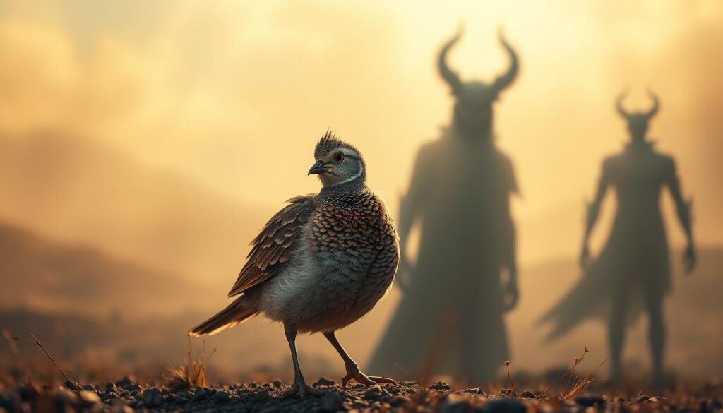 quail dream caution