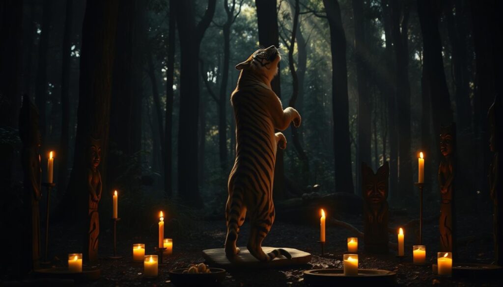 thylacine spiritual rituals